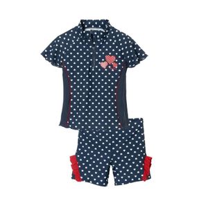 PLAYSHOES 461242-11_98/104 zwemkledingstuk Zwemshirt tegen uitslag Blauw, Rood, Wit