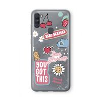 Positivity: Samsung Galaxy A11 Transparant Hoesje