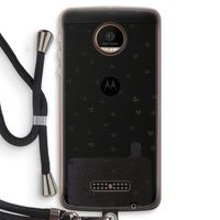 Kleine kattenkopjes: Motorola Moto Z Force Transparant Hoesje met koord