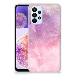 Hoesje maken Samsung Galaxy A23 Pink Purple Paint