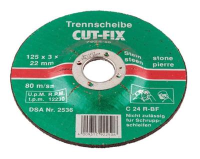 CUT-FIX Doorslijpschijven steen 178x3x22 mm - Kwb