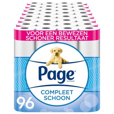 Page toiletpapier Compleet Schoon 96 rollen - 8x12 rollen