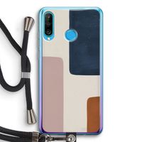Geo #5: Huawei P30 Lite Transparant Hoesje met koord