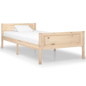 Bedframe massief grenenhout 90x200 cm