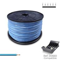 Single-line elektrische kabel Sediles Blauw 400 m h07z1-k Spoel