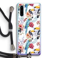 Bloemen tukan: Huawei P30 Transparant Hoesje met koord Bloemen tukan: Huawei P30 Transparant Hoesje met koord