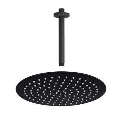Fortifura Calvi Hoofddouche - 30cm - rond - plafondarm 20cm - zwart mat SW1139120/SW377853