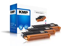 KMP Tonercassette vervangt Brother TN-230C, TN-230M, TN-230Y, TN230C, TN230M, TN230Y Compatibel Cyaan, Magenta, Geel 1400 bladzijden B-T32 CMY