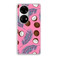 Kokosnoot roze: Huawei P50 Pro Transparant Hoesje