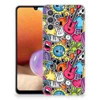 Samsung Galaxy A32 4G | A32 5G Enterprise Editie | Sillicone Back Cover | Punk Rock