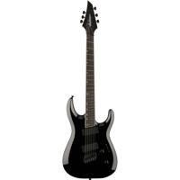Jackson Pro Plus Series DK Modern MS HT6 EB Gloss Black elektrische gitaar met gigbag - thumbnail