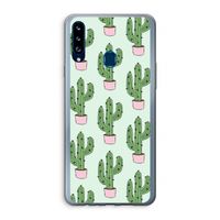 Cactus Lover: Samsung Galaxy A20s Transparant Hoesje