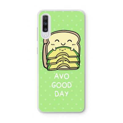 Avo Good Day: Samsung Galaxy A70 Transparant Hoesje