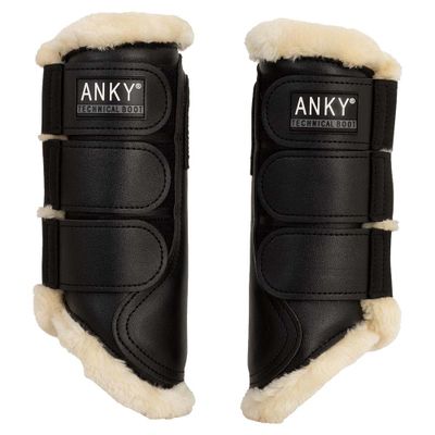 Anky Gel Impact ATB22001 Beenbeschermer zwart maat:l