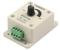 LED dimmer draai 12V of 24V 214-118 12V max 96W bij 24V 192W te plaatsen tussen voeding en LED strip
