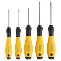 ESD TORX schroevendraaierset, 5-delig SoftFinish Wiha ESD TORX schroevendraaierset, 5-delig SoftFinish Wiha