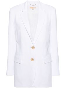 Michael Michael Kors blazer à simple boutonnage - Blanc