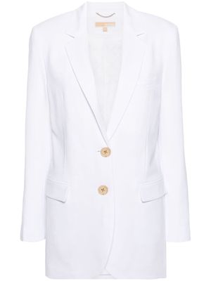 Michael Michael Kors blazer à simple boutonnage - Blanc