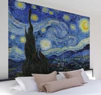 Sticker De sterrennacht van Gogh - thumbnail
