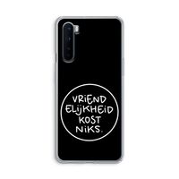 Vriendelijkheid: OnePlus Nord Transparant Hoesje