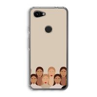 Girls girls girls: Google Pixel 3a Transparant Hoesje
