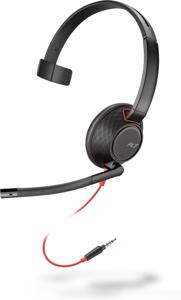 HP Blackwire 5210 Headset Bedraad Hoofdband Kantoor/callcenter Zwart