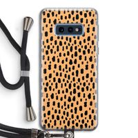 Panter: Samsung Galaxy S10e Transparant Hoesje met koord