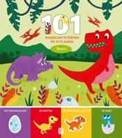 101 dingen om te zoeken en te plakken: Dino&apos;s (Paperback)