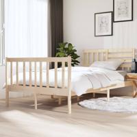 Bedframe massief hout 120x190 cm