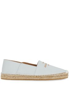 Ferragamo espadrilles à logo brodé - Blanc