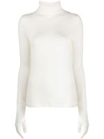 GIA STUDIOS blouse à manches bouffantes - Blanc