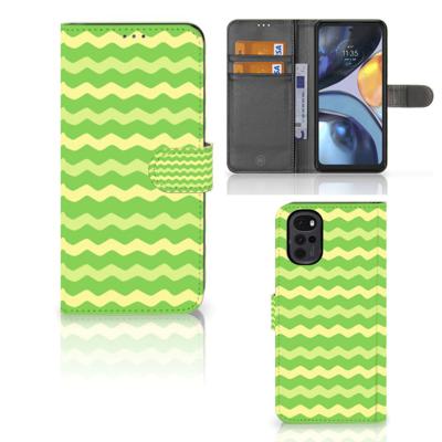 Motorola Moto G22 | Telefoon Hoesje | Waves Green
