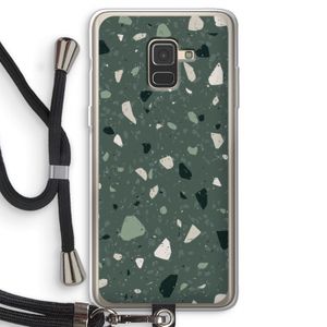 Terrazzo N°19: Samsung Galaxy A8 (2018) Transparant Hoesje met koord