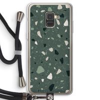 Terrazzo N°19: Samsung Galaxy A8 (2018) Transparant Hoesje met koord