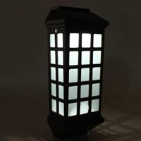Uitgebreide outdoor Solar wand lamp IP65 waterdichte binnenplaats tuin villa muur hek trap licht (wit licht)