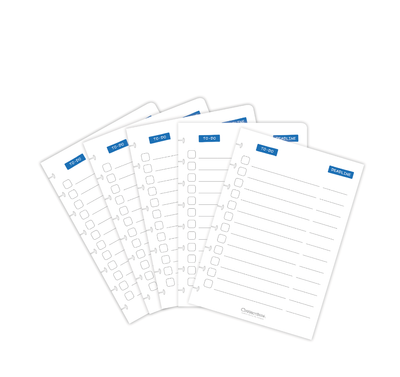 Correctbook Set Extra Pagina’s-A5 - to do list Correctbook Set Extra Pagina’s-A5 - to do list