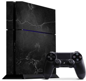 PS4 sticker Ps4 marmer zwart