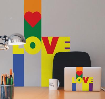 Sticker pop love