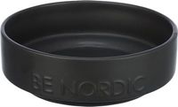 Trixie be nordic voerbak hond keramiek / rubber zwart (16 CM)