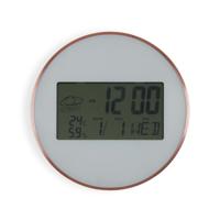 Muurklok Versa Wit Plastic Minimalist 2,8 x 25 x 25 cm