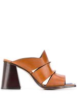 Maison Margiela mules en cuir - Marron - thumbnail