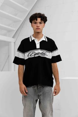 Equalité Jaden Knit Polo Heren Zwart - Maat XL - Kleur: Zwart | Soccerfanshop