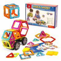 Magnetic Toys magnetische bouwblokken - Magnetisch speelgoed - 40 onderdelen - Vanaf 3 jaar - thumbnail