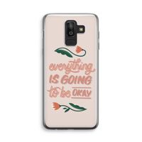 Optimistic flower girl: Samsung Galaxy J8 (2018) Transparant Hoesje