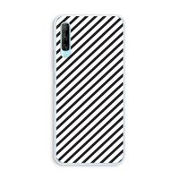Strepen zwart-wit: Huawei P Smart Pro Transparant Hoesje