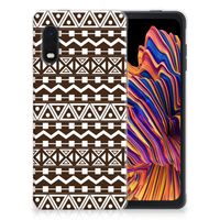 Samsung Xcover Pro TPU bumper Aztec Brown - thumbnail