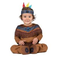 Kostuums voor Baby's My Other Me Bruin nativo americano 2 Onderdelen Maat 7-12 Maanden
