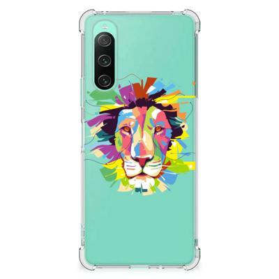 Sony Xperia 10 V Stevig | Bumper Hoesje | Lion Color