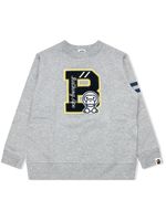 A BATHING APE® sweat Milo College à col rond - Gris