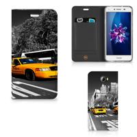 Huawei Y5 2 | Y6 Compact | Book Cover | New York Taxi